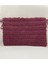 Amazon Serisi Mürdüm Rengi Kağıt Ipten Yapılmış Clutch/omuz Çantası 3