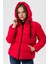 Kadın Jel Dolgu Kapüşon Detaylı Şişme Mont 2