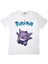 Pokemon Gengar Çocuk Tişört Beyaz Unisex 1