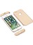 Case Street Apple iPhone 7 Kılıf Ays 3 Parçalı Önü Açık Sert Rubber Koruma Bordo 3