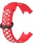 Xiaomi Redmi Watch 2 Lite Kordon Delikli Çift Renk Silikon Kırmızı 1