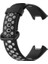 Xiaomi Redmi Watch 2 Lite Kordon Delikli Çift Renk Silikon Siyah 1