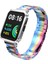 Redmi Watch 2 Lite Uyumlu Baklalı Model Metal Kordon & Kasa Koruma 2 In 1 Paslanmaz Çelik Kayış 2