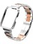 Redmi Watch 2 Lite Uyumlu Baklalı Model Metal Kordon & Kasa Koruma 2 In 1 Paslanmaz Çelik Kayış 1