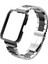 Redmi Watch 2 Lite Uyumlu Baklalı Model Metal Kordon & Kasa Koruma 2 In 1 Paslanmaz Çelik Kayış 1