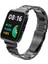 Redmi Watch 2 Lite Uyumlu Baklalı Model Metal Kordon & Kasa Koruma 2 In 1 Paslanmaz Çelik Kayış 2