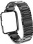 Redmi Watch 2 Lite Uyumlu Baklalı Model Metal Kordon & Kasa Koruma 2 In 1 Paslanmaz Çelik Kayış 3