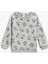 Baskılı Sweatshirt Bisiklet Yaka 1