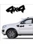 Off Road Araba Stickeri 4X4 Etiket 2 Adet 18X8Cm Araba Sticker 1