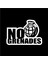 No Grenades Stance El Bombası Funny Araba Stickeri 1 Adet 1