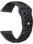 Amazfit Pop - Pop Pro İçin Uyumlu Delikli Silikon Kordon Kayış Siyah - Siyah 1