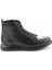 Siyah Leather Erkek Bot & Bootie E02549681303 1