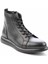 Siyah Leather Erkek Bot & Bootie E02549681303 2
