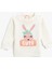 Tavşan Baskılı Sweatshirt Bisiklet Yaka 1