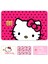 4 Adet Hello Kitty Kart Kaplama Sticker Kart Etiketi 1