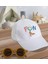 Kids Fun Tasarımlı Beyaz Cotton Çocuk Şapkası ve Sarı Çocuk Güneş Gözlüğü Hediye Seti 1