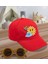 Kids Happy Day Tasarımlı Kırmızı Cotton Çocuk Şapkası ve Sarı Çocuk Güneş Gözlüğü Hediye Seti 1