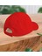 Kids Happy Day Tasarımlı Kırmızı Cotton Çocuk Şapkası ve Sarı Çocuk Güneş Gözlüğü Hediye Seti 2