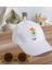 Kids Summer Vibes Tasarımlı Beyaz Cotton Çocuk Şapkası ve Sarı Çocuk Güneş Gözlüğü Hediye Seti 1