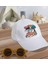Kids Play Time Tasarımlı Beyaz Cotton Çocuk Şapkası ve Sarı Çocuk Güneş Gözlüğü Hediye Seti 1