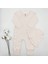 Fitilli Fırfırlı Şapkalı Gül Kurusu Kız Bebek Tulumu %100 Cotton 1