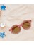Kids Summer Vibes Tasarımlı Pembe Cotton Çocuk Şapkası ve Pembe Çocuk Güneş Gözlüğü Hediye Seti 3