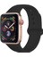 Apple Watch Seri 7/6/se/5/4 44MM 42MM 45MM Uyumlu Silikon Spor Kordon 1