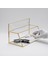 30x17x15 cm Pirinç Cam Takı Aksesuar Makyaj Raflı Kalemlik Düzenleyici Organizer El Crea Designs 3