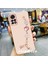 Xiaomi Redmi Note 11 Pro 4.5g Kılıf Kamera Korumalı Parlak Gold Kenar Kristal Taşlı Arkası Bileklik Tutacaklı Silikon 2