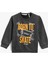 Sweatshirt Uzun Kollu Baskılı Bisiklet Yaka 1