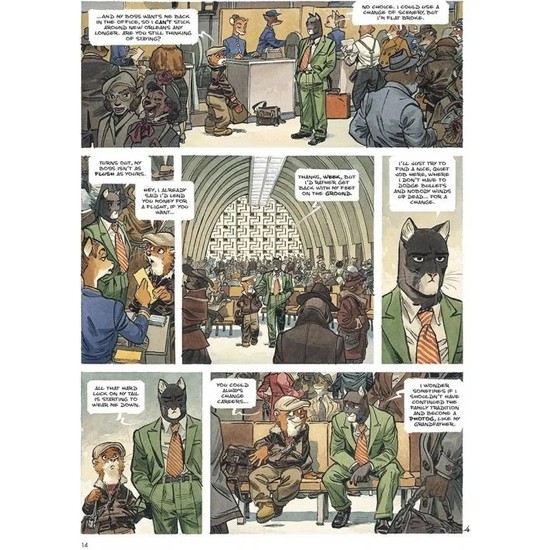 Blacksad Amarillo Ingilizce Çizgi Roman Kitabı ve Fiyatı