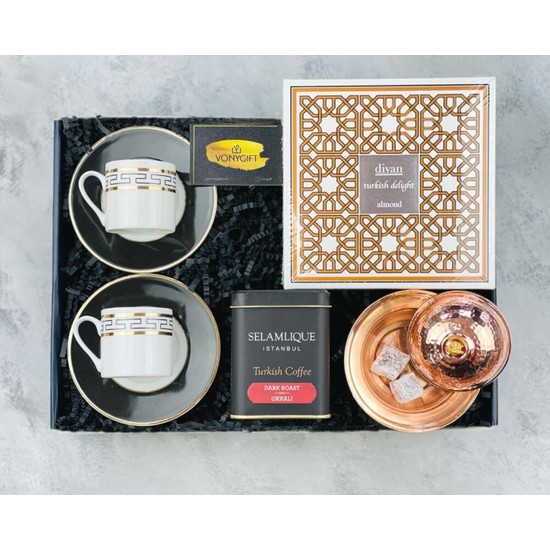 Vony Gift Divan Lokum, Fincan, Türk Kahvesi ve Lokumluk Ile Fiyatı