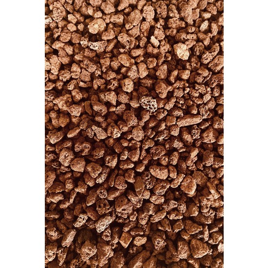 MF Botanik Kırmızı Pomza Taşı 3-8 mm 5 Litre Volkanik Ponza Taşı