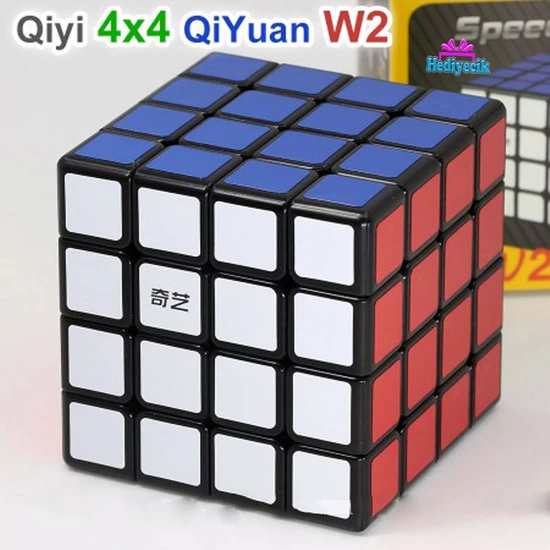Hediyecik Qiyi Speed Qiyuan W2 4x4 Zeka Küpü Akıl Küpü Rübik Küp