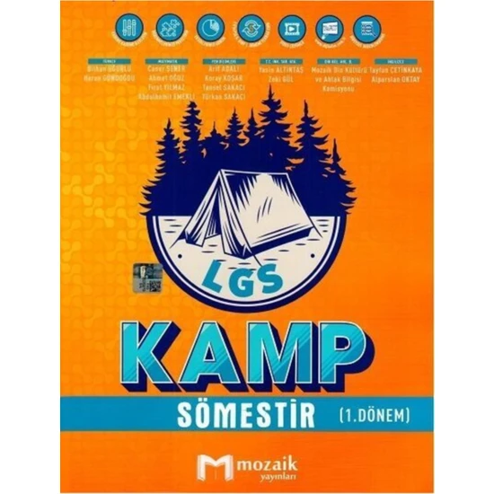 Mozaik Yayınları 8.Sınıf Sömestr LGS Kamp - 2022