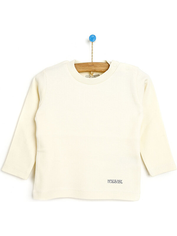 Hellobaby Basic Unisex Bebek Interlok Sweatshirt