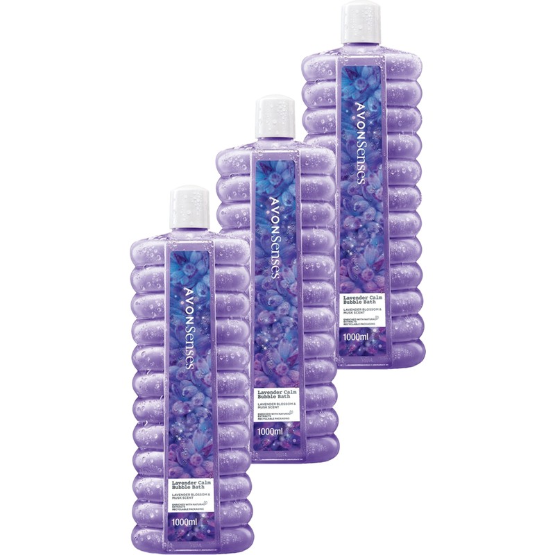 Avon Lavanta Kokulu Yoğun Köpük Etkili Banyo Köpüğü 3×1000 ml