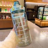 Semgears 2000 ml. Büyük Kapasiteli Sızdırmaz Taşınabilir Su Şişesi - Yeşil (Yurt Dışından)