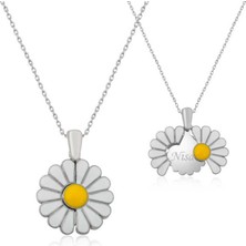 MONAROZA  Papatya Isimli 925 Ayar Gümüş Kolye