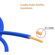 Robo90 3D Yazıcı Ptfe Teflon Boru - Mavi - 1 Metre