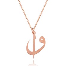 Gumush ​gümüş Elif Vav Bayan Kolye