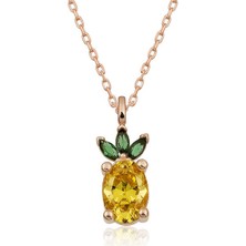Gumush ​gümüş Ananas Figür Meyve Kolye