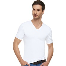 Elit 2 Adet Erkek Elastan V Yaka Atlet