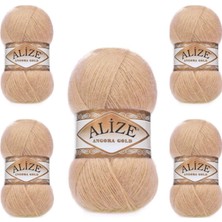 Alize Ayzen Home Alıze Angora Gold 5 Li Paket El Örgü Ipi (100GR x 5 Adet)
