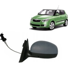 Wisco Skoda Fabia 2006- Sol Ayna Elektrikli Isıtmalı Astarlı 5J1857507E