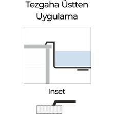 Yapiturka Oberon Evye - EC168-L 1,5 Göz Sol Krom Paslanmaz