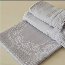 Ayzen Home 3 Lü Etamin Seccade Seti (Seccade  Küçük Havlu Büyük Havlu)