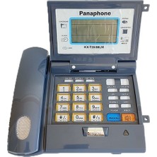 Panaphone KX-T2838LM Kapaklı Masaüstü Kablolu Ev Telefonu (Gri)