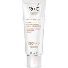 Roc Kırışık Karşıtı Rahatlatıcı Likit Güneş Kremi SPF50+ 50 ml