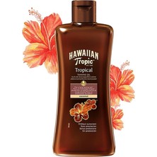 Hawaiian Tropic Tanning Oil Yoğun Bronzlaştırıcı Yağ Faktörsüz 200 ml